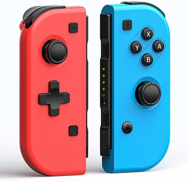Tenatu Mando Switch inalámbrico, Color Rojo y Azul Mandos Switch Controlador Joystick Compatibile con Switch/Lite/OLED con emparejamiento rápido